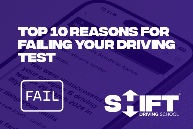 Top 10 Reasons for Failing Your Driving Test